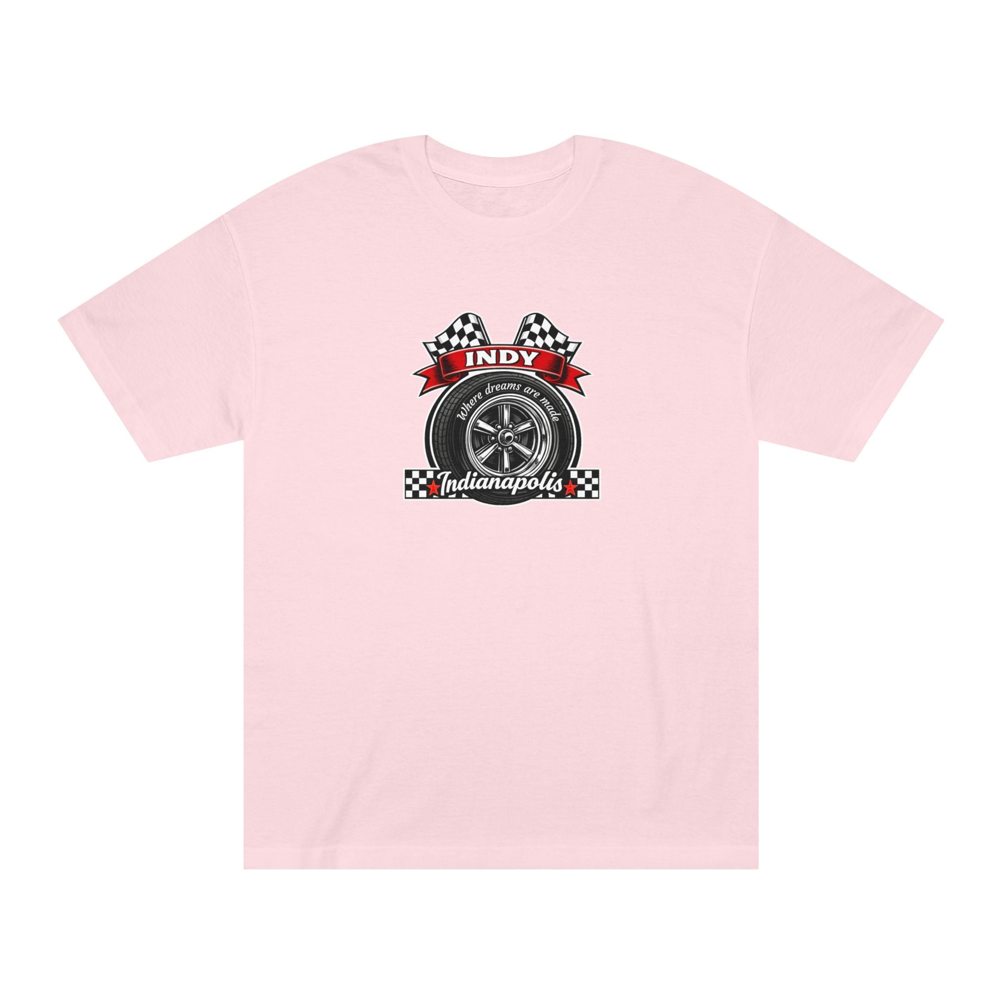 Indy Racing Wheel Tee — Indianapolis Motor Racing Vintage Graphic