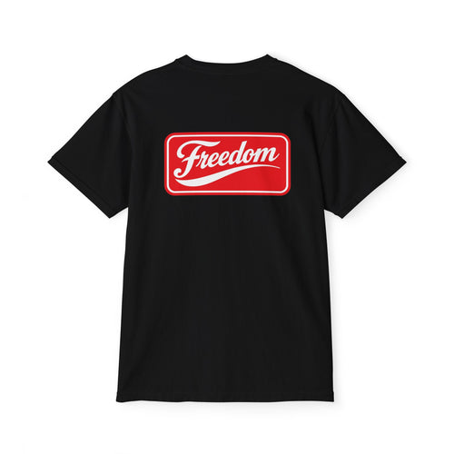 Freedom Pocket T-Shirt — Vintage Red Logo Tee