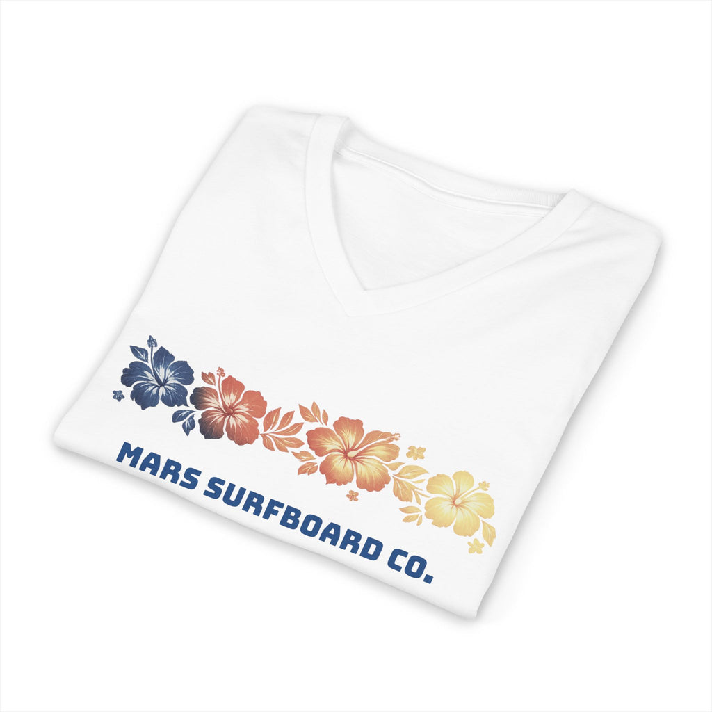 Mars Surfboard Co. - Unisex Jersey Short Sleeve V-Neck Tee