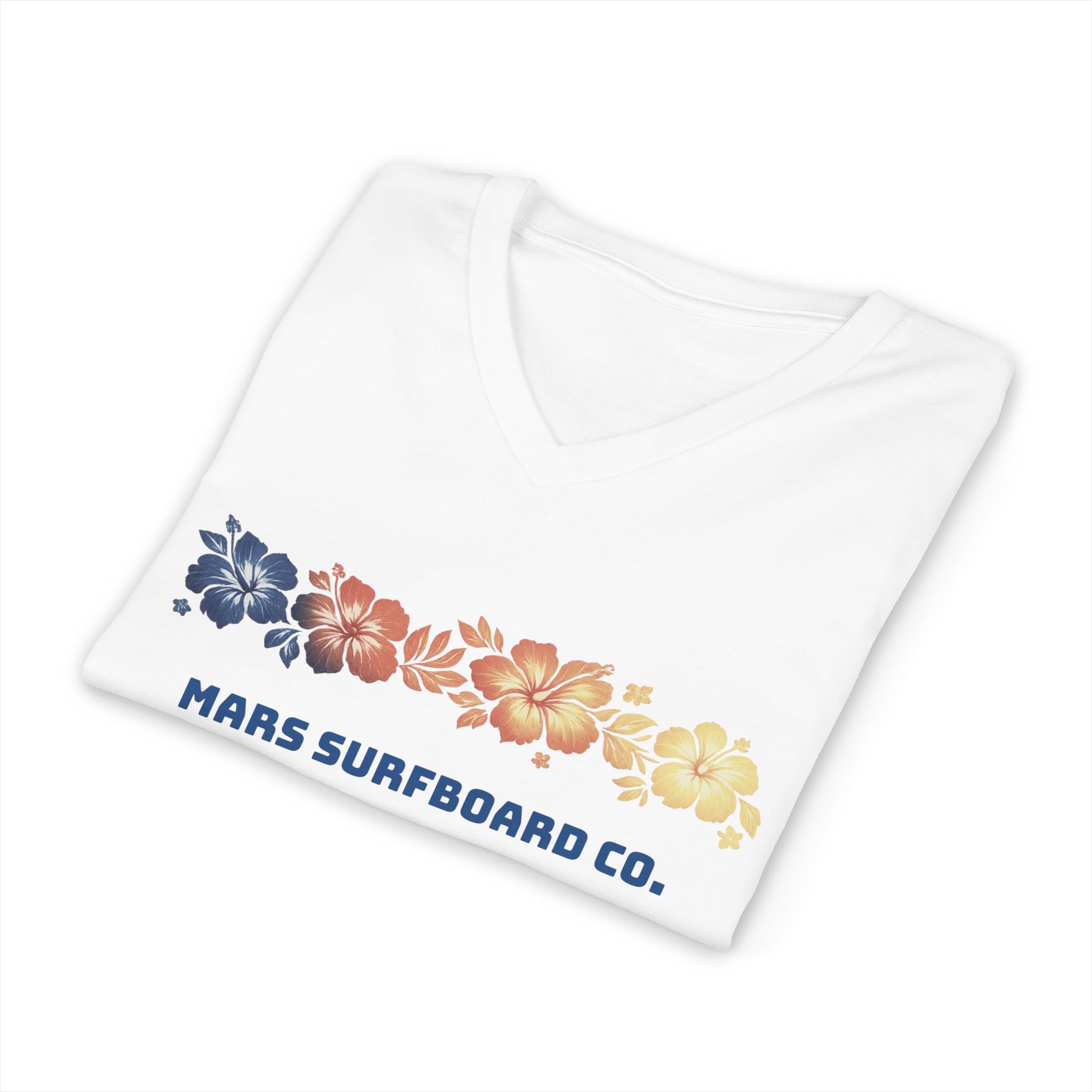 Mars Surfboard Co. - Unisex Jersey Short Sleeve V-Neck Tee