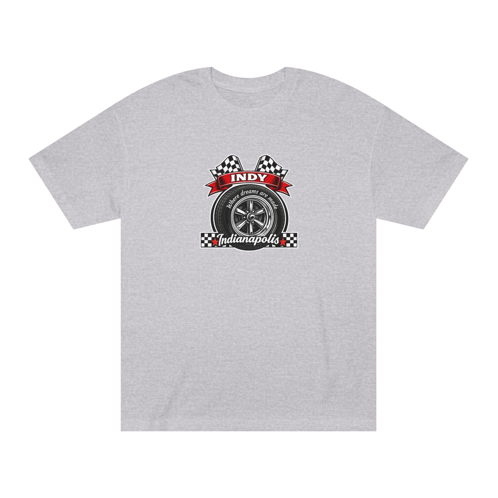 Indy Racing Wheel Tee — Indianapolis Motor Racing Vintage Graphic