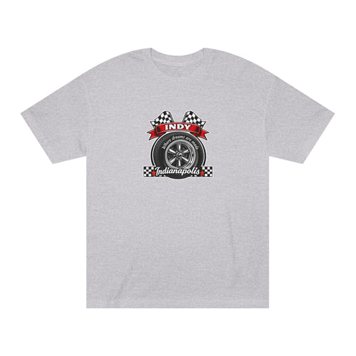 Indy Racing Wheel Tee — Indianapolis Motor Racing Vintage Graphic